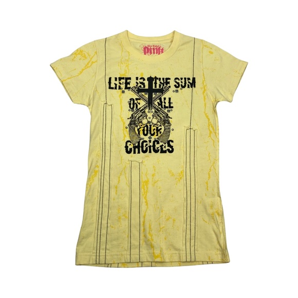 Blac Label Womens Lot Of 2 Short Sleeve Tees Juniors Size S 1 Crew & 1 V-neck - Picture 9 of 15